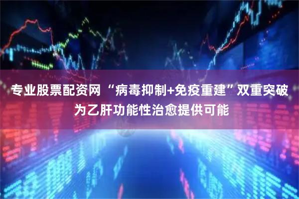 专业股票配资网 “病毒抑制+免疫重建”双重突破 为乙肝功能性治愈提供可能